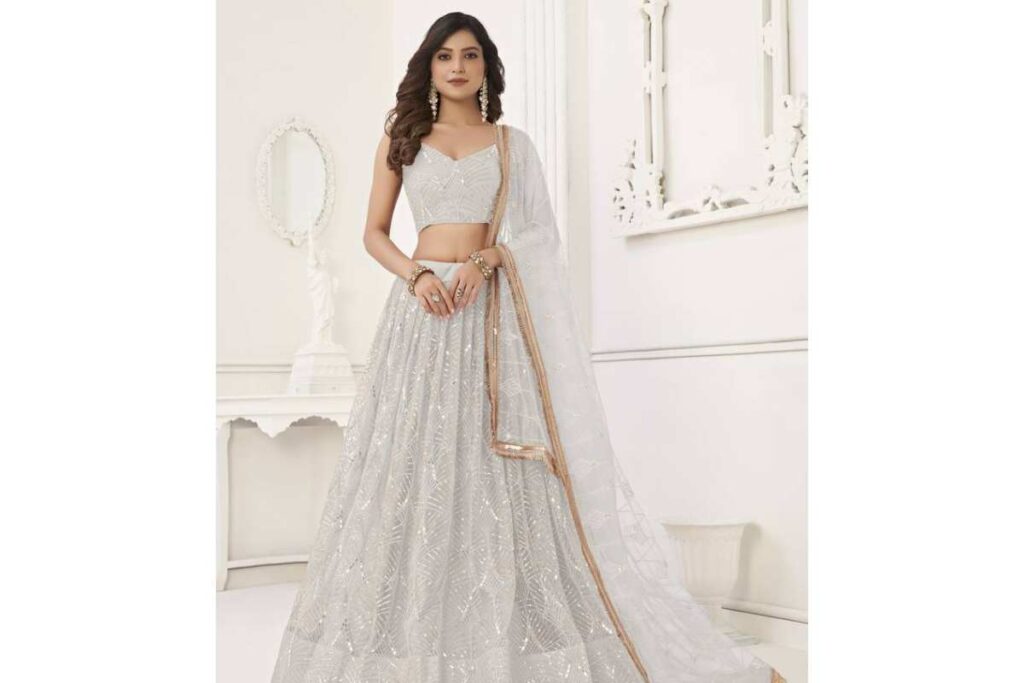 White Lehenga Choli